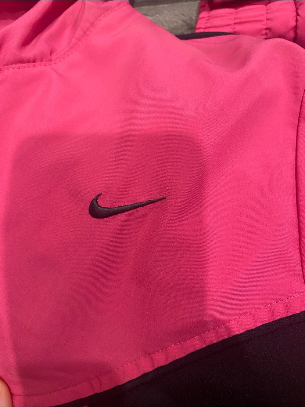 Nike Womens Pink/Black Windbreaker Pant Set